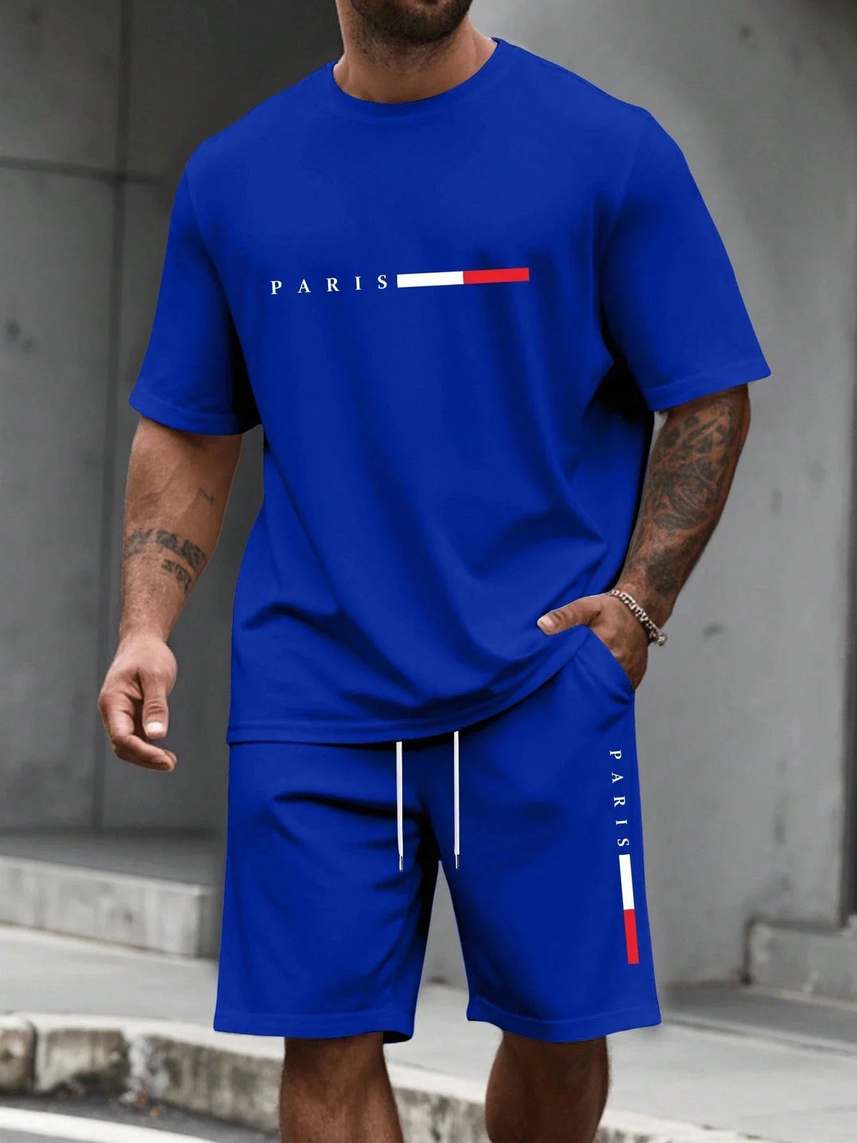 Men's 2-piece set (shirt and shorts)